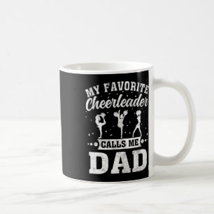 Caneca De Café Meu Cheerleader Favorito me chama de Pai Pai&#; s