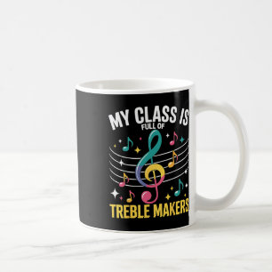 Caneca De Café Meu Cl É Cheio De Treble Makers - Ensinado De Músi