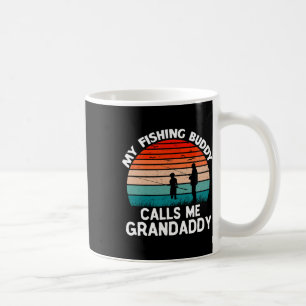 Caneca De Café Meu Companheiro De Pesca Me Chama Avô Retro Vintag