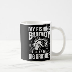 Caneca De Café Meu Companheiro de Pesca Me Chama de Irmão Mais Ve