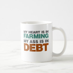 Caneca De Café Meu coração consiste no cultivo mas…