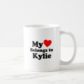 Caneca De Café Meu Coração Pertence a Kylie