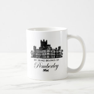 Caneca De Café Meu coração pertence em Pemberley