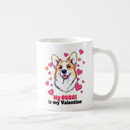 Caneca De Café Meu Corgi é meu Namorados Cachorro Engraçado