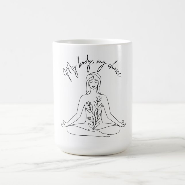Caneca De Café Meu Corpo, Minha Escolha (Centro)