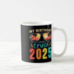 Caneca De Café Meu Cruzeiro de Aniversário 2025 Cruzeiro de Festa