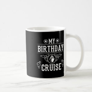 Caneca De Café Meu Cruzeiro de Aniversário Navio Barco Divertido 