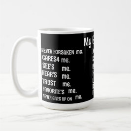 CANECA DE CAFÉ MEU DEUS SOZINHO CACHORRO ESPECIAL