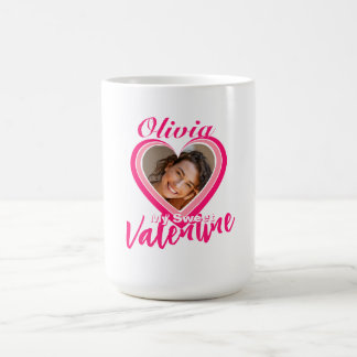Caneca De Café Meu Doce Namorado Coração Foto Nome Namorada