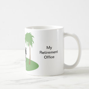 Caneca De Café Meu escritório da aposentadoria