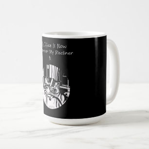 Caneca De Café Meu Escritório é Minha Poltrona Humor Divertido de