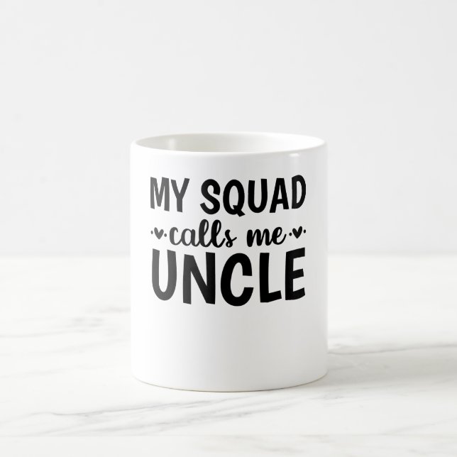 Caneca De Café Meu Esquadrão Me Chama De Tio (Centro)