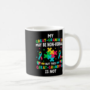 Caneca De Café Meu Excelente-neto Autismo Excelente Avó Autismo
