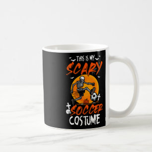 Caneca De Café Meu Fantasioso Traje de Futebol Esqueleto do Hallo