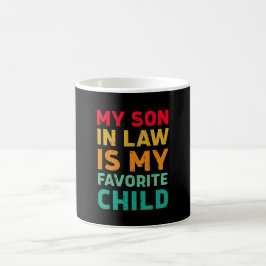 Caneca De Café Meu Filho De Direito É Meu Filho Favorito - Humor