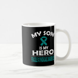 Caneca De Café Meu Filho É Meu Herói Conscientização sobre a Sínd