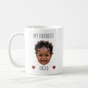 Caneca De Café Meu Filho Favorito Foto Personalizada do Rosto
