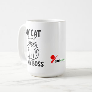 Caneca De Café Meu Gato é Meu Chefe