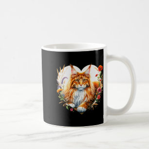 Caneca De Café Meu Gato É Meu Namorado Gato Maine Coon Laranja Fo