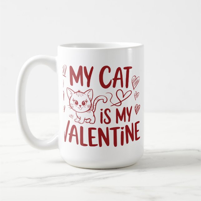 Caneca De Café Meu Gato é Meu Namorados (Esquerda)