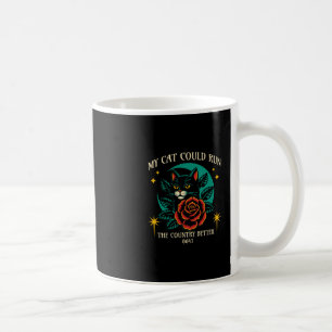 Caneca De Café Meu gato pode governar o país melhor Gatos protest