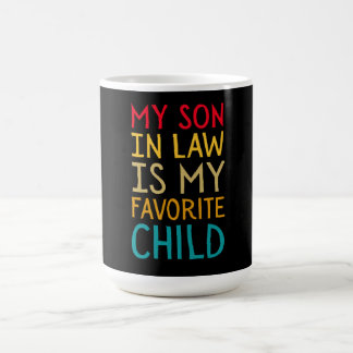 Caneca De Café Meu Genro É Meu Filho Favorito - Família Divertida