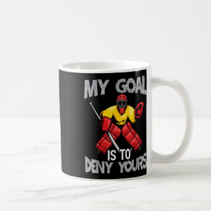 Caneca De Café Meu Goleiro Dizendo Piadas de Hóquei de Campo Dive