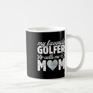Caneca De Café Meu Golfista Favorito Me Chama de Mãe Piada de Gol