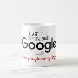Caneca De Café Meu grau é melhor do que seu Google procurara a