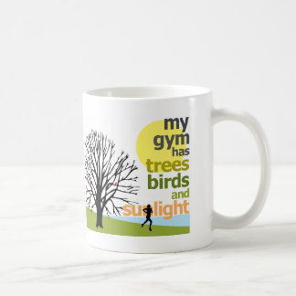 Caneca De Café Meu Gym tem árvores