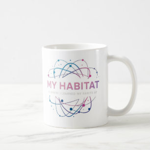 Caneca De Café "Meu Habitat É Onde Aprendi Meus Hábitos"