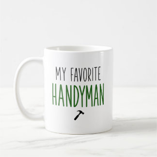 Caneca De Café Meu Handyman Favorito Engraçado