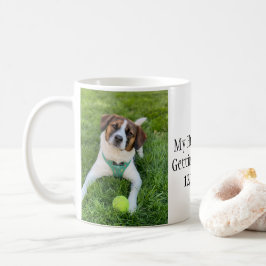 Caneca De Café Meu humano está se casando com fotos de cachorro