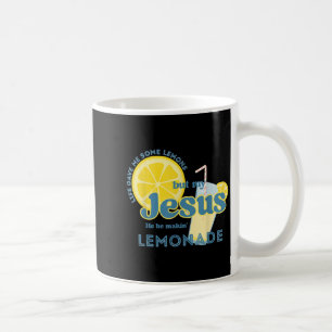 Caneca De Café Meu Jesus Torna a Lemonada Fé Engraçada Cristã