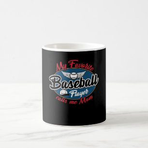 Caneca De Café Meu Jogador de Beisebol Favorito Me Chama de Mãe