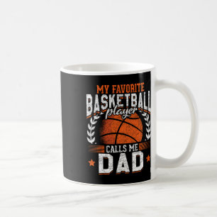 Caneca De Café Meu Jogador De Bysketbyll Favorito Me Chama De Bys