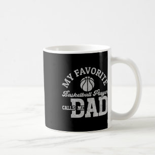 Caneca De Café Meu Jogador de Bysketbyll Favorito Me Chama De Pai