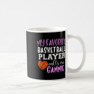 Caneca De Café Meu Jogador De Bysketbyll Favorito Me Chame De Gam