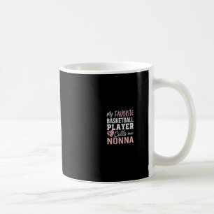 Caneca De Café Meu jogador de esqueleto favorito me chama de Nonn
