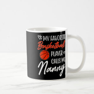 Caneca De Café Meu jogador de esqueleto favorito me chama de vovó