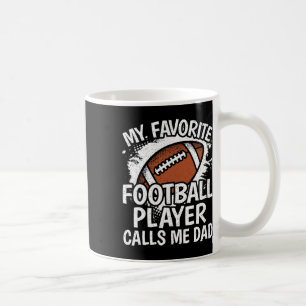Caneca De Café Meu jogador de futebol americano favorito me chama