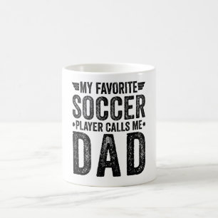 Caneca De Café Meu Jogador De Futebol Favorito Me Chama De Pai