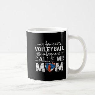 Caneca De Café Meu Jogador De Voleibol Favorito Me Chama Mãe Dive