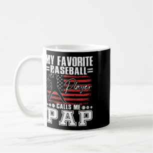 Caneca De Café Meu jogador favorito me chama de Papai Bandeira Am