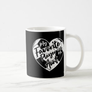 Caneca De Café Meu Jogador Favorito Me Chama de Tia Coração de Fu