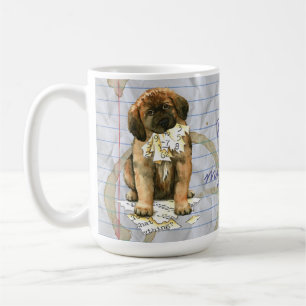 Caneca De Café Meu Leonberger Ate Meu Plano De Lição