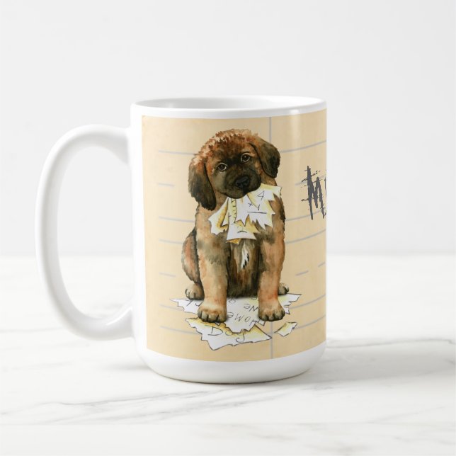 Caneca De Café Meu Leonberger comeu meus trabalhos de casa (Esquerda)