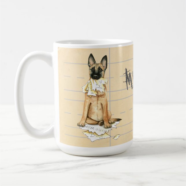 Caneca De Café Meu Malinois comeu meus trabalhos de casa (Esquerda)