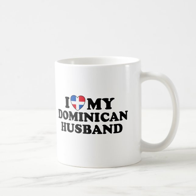 Caneca De Café Meu Marido Dominicano (Direita)