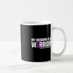 Caneca De Café Meu marido é um guerreiro Câncer de pâncreas Aware